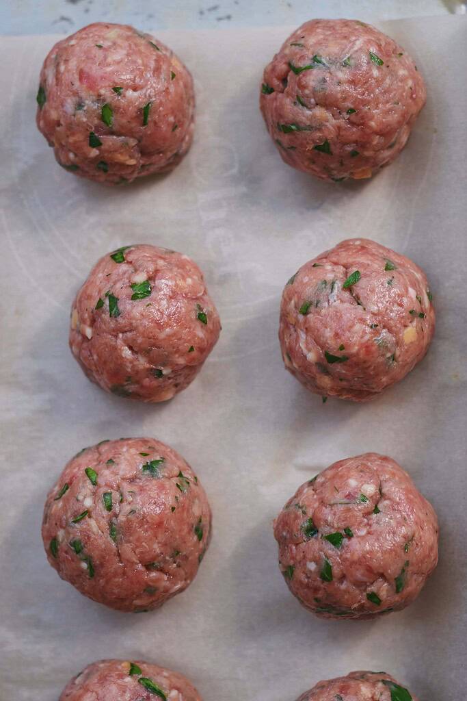 Italian Style Homemade Meatballs