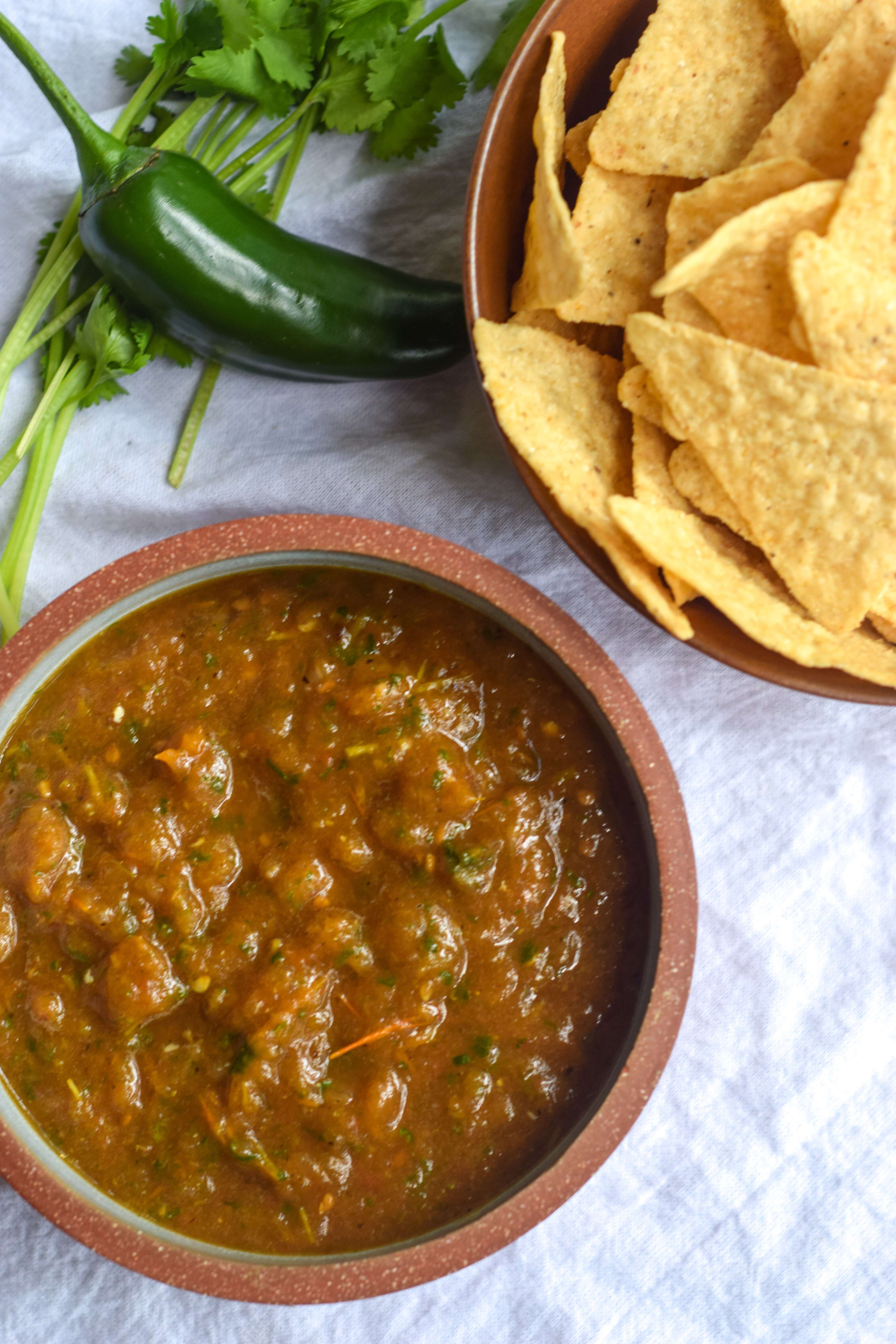 Homemade Roasted Salsa