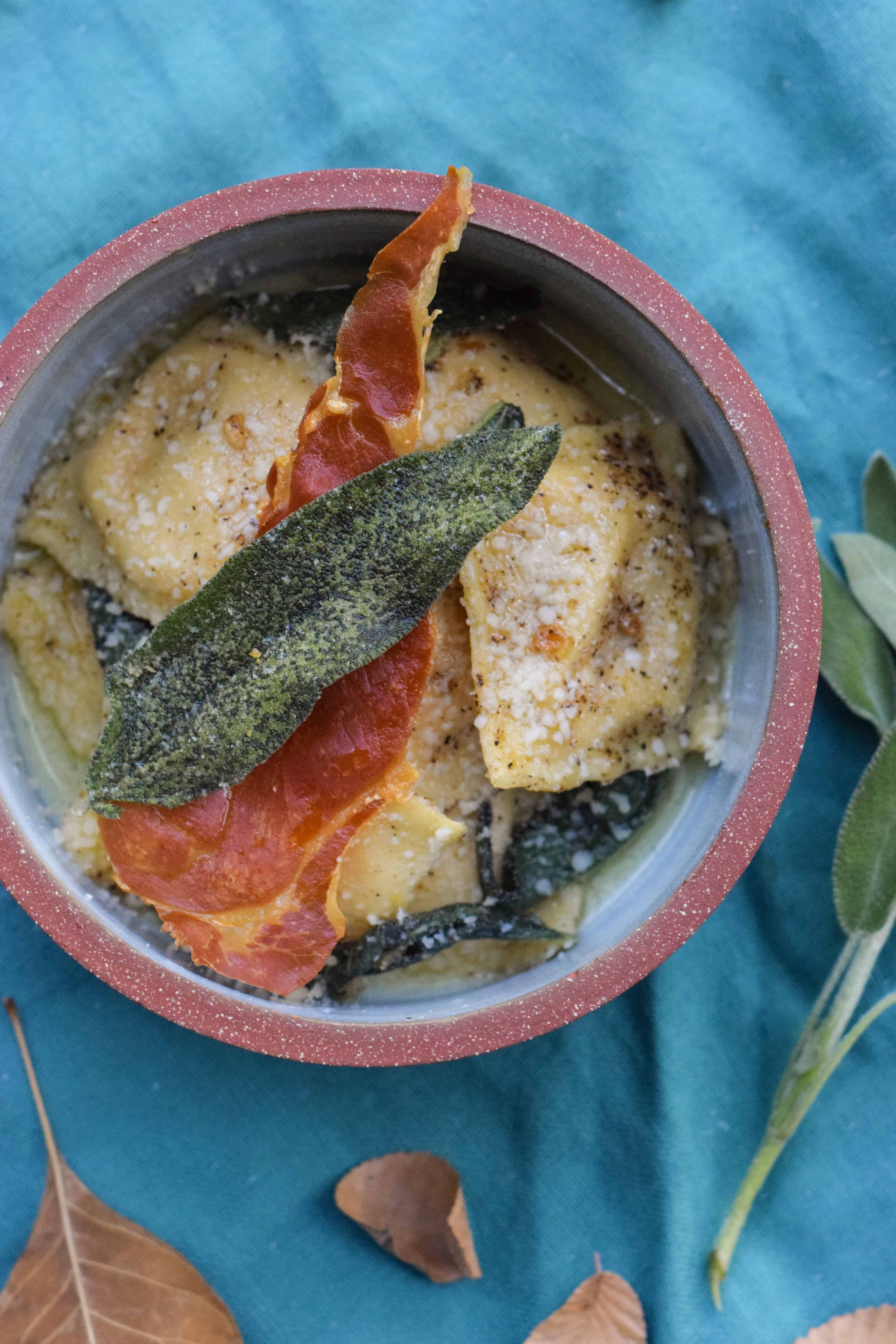 Homemade Butternut Squash Ravioli