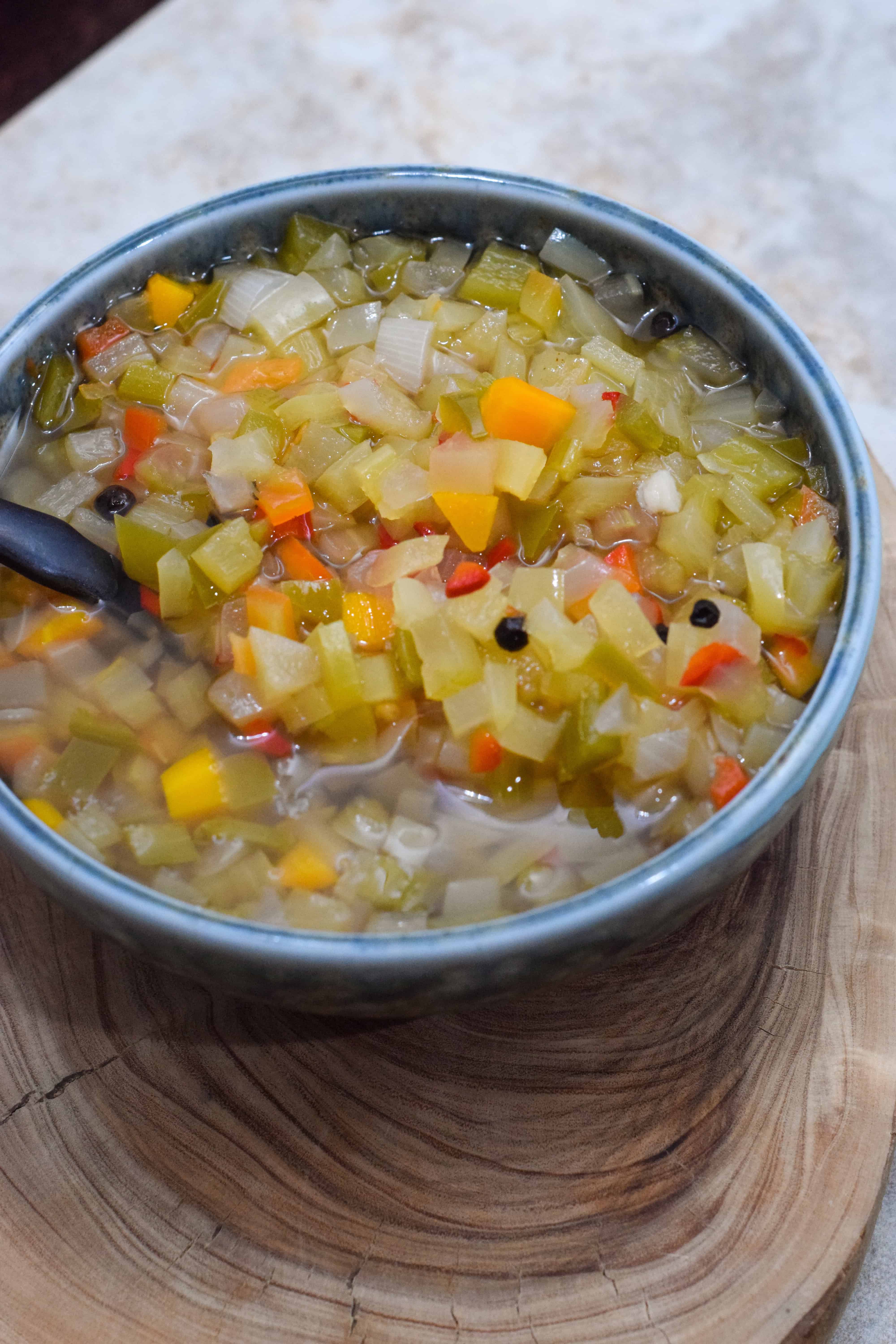 Spicy Italian Pickled Vegetables