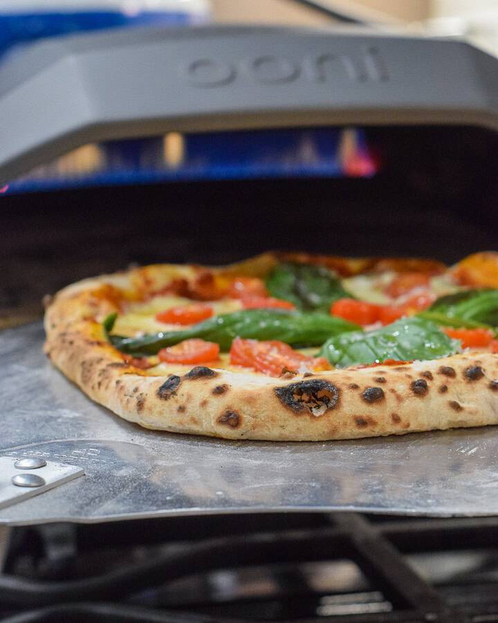 Pizza in the Ooni Pizza Oven