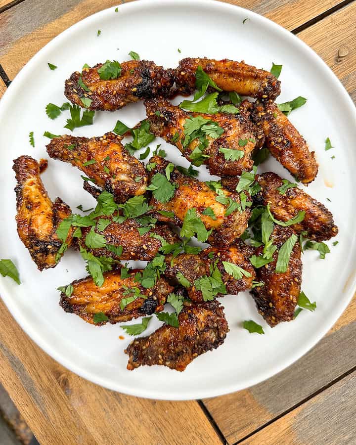 Zaatar Chicken Wings with Harissa Honey Glaze