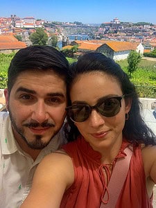 View from Vinum Porto