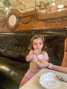 Majestic Cafe Porto with a Toddler