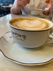 Majestic Cafe Porto with a Toddler