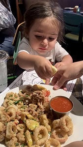 Calamari appetizer served at The Migoni Kitchen, a family-friendly restaurant in Dallas.
